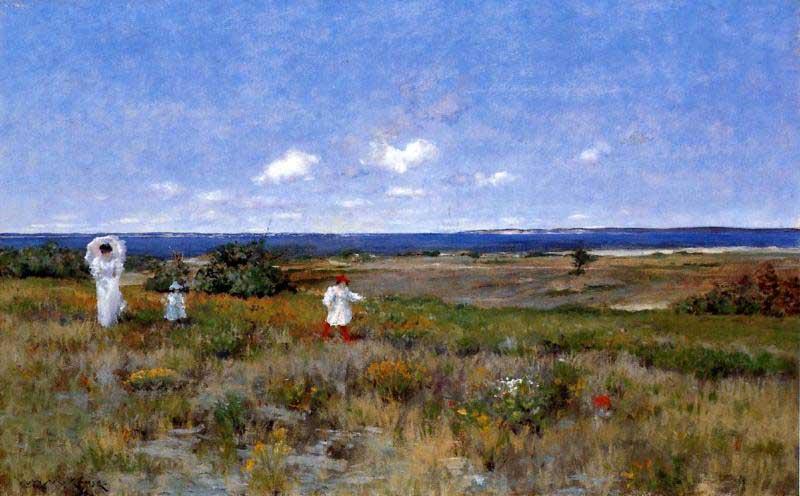William Merrit Chase Near the Beach, Shinnecock oil painting image